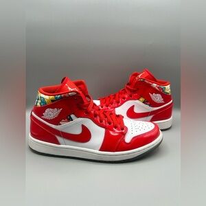 2021 Nike Air Jordan 1 Mid SE Barcelona Sweater - Men’s Size 8 (DC7294-600)